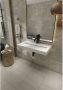 SaniClear Hoya wastafel met kraangat 80x45.5x8 cm solid surface wit mat - Thumbnail 2