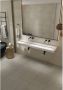 SaniClear Hoya wastafel zonder kraangat 160x45.5x11 cm solid surface wit mat - Thumbnail 2
