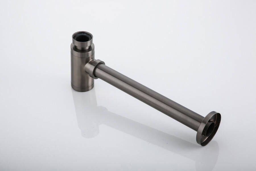 SaniClear Design Sifon Iron | 5 4" | Compact | Messing | Rond | Gunmetal