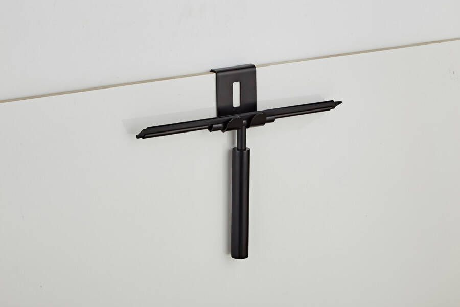 SaniClear Nero badkamer handwisser 25 cm mat zwart