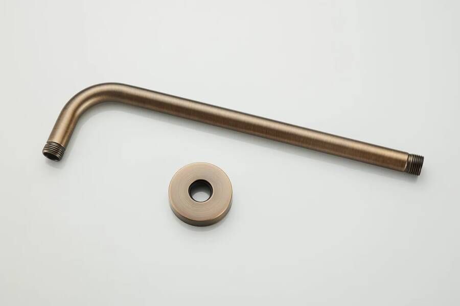 SaniClear Regendouche set Antique | Inbouw | 20 cm | Thermostaatkraan | Rond | Verouderd messing