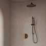 SaniClear Regendouche set Antique | Inbouw | 30 cm | Thermostaatkraan | Rond | Verouderd messing - Thumbnail 2