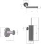 SaniClear Toilet accesoire set Antique | Wandmontage | Messing | Rond | Verouderd messing - Thumbnail 2