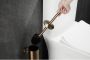 SaniClear Toiletborstel Antique | Wandmontage | Messing | Rond | Messing verouderd - Thumbnail 3
