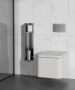 SaniClear Toiletborstelset Hide | Inbouw | Met rolhouder | Betegelbaar | RVS - Thumbnail 2