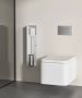 SaniClear Toiletborstelset Hide | Inbouw | Met rolhouder | Mat wit - Thumbnail 2