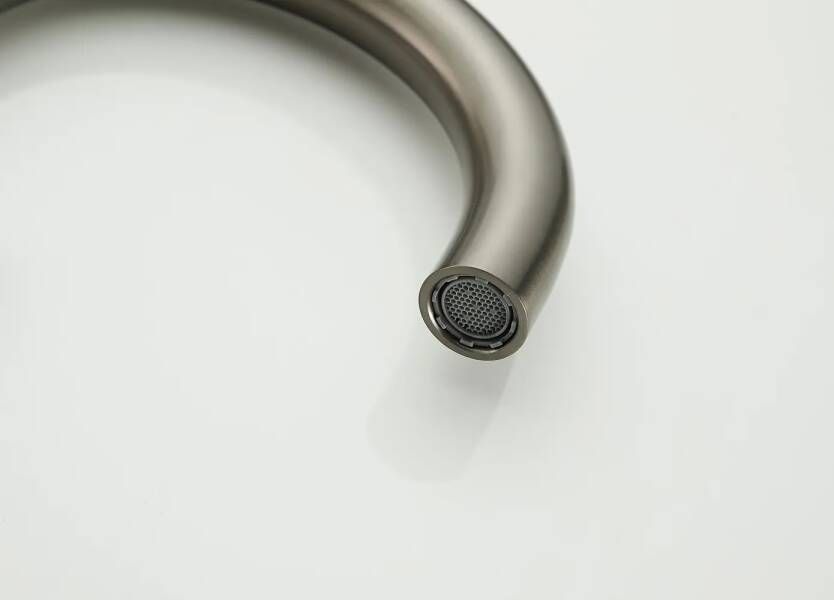 SaniClear Wastafelkraan Highriser | Mengkraan | Hoog model | Draaibare uitloop | Verouderd ijzer Gunmetal