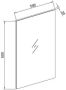 Sanisupply Badkamerspiegel Baseline | 58x80 cm | Rechthoekig | Aluminium - Thumbnail 2