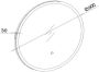 Sanisupply Badkamerspiegel Infinity | 60 cm | Rond | Directe en indirecte LED verlichting | Touch button - Thumbnail 2