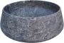 Sanisupply Waskom Marmer | 41 cm | Natuursteen | Vrijstaand | Rond | Silver Travetin - Thumbnail 3