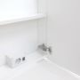 Sanisupply Spiegelkast Vigo | 100x70 cm | 2 Deuren | Directe LED verlichting | Wit - Thumbnail 3