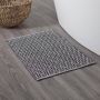 Sealskin Badmat Trellis | 60x90 cm | Katoen | Zwart - Thumbnail 4