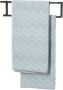 Sealskin Handdoek rek Carre | Wandmontage | 48 cm | Dubbel | Zwart mat - Thumbnail 2