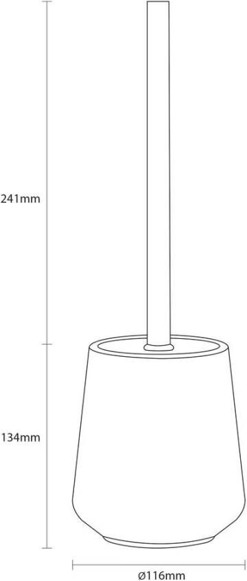 Sealskin Toiletborstel Conical | Vrijstaand | Incl.Houder | Keramiek | Groen