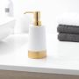 Sealskin Zeepdispenser Glossy | Vrijstaand | 250 ml | Porselein | Goud - Thumbnail 2