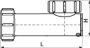 WALRAVEN McAlpine MacValve ruimtebesparende sifon zonder waterslot 11 4"x 32mm (aanvoer x afvoer) wit 0053210 - Thumbnail 2