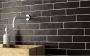 Sottocer Block Wandtegel | 7.6x30.2 cm | Mat Zwart - Thumbnail 3