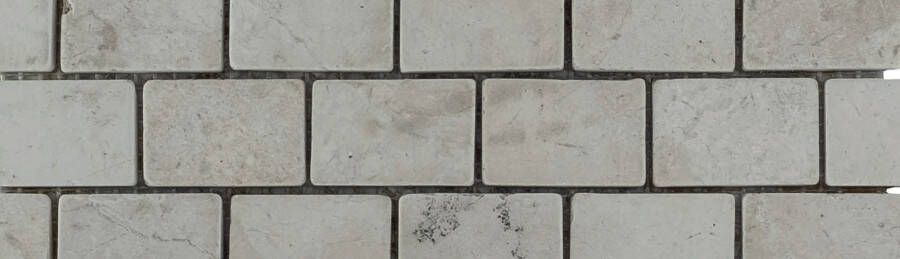 Stabigo Metric Mosaic Vloer- en wandtegel | 30x30 cm | Natuursteenlook | Mat Creme