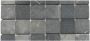 Stabigo Parquet 5x5 Gray Tumble mozaiek 30x30 cm grijs mat - Thumbnail 2