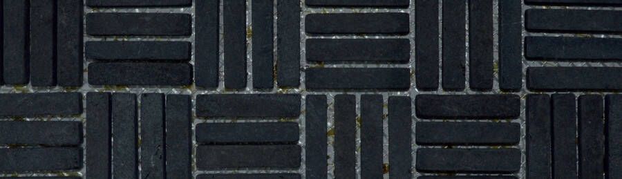 Stabigo Parquet VH 1x4.8 Grey mozaiek 30x30 cm grijs mat