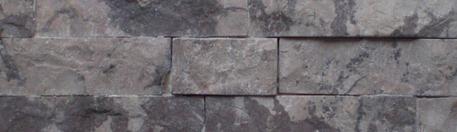 Stabigo Stone panels 01 Wandtegel | 15x50 cm | Natuursteenlook | Mat Bruin