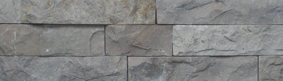 Stabigo Stone panels 01 Wandtegel | 15x50 cm | Natuursteenlook | Mat Pastel