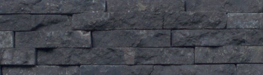 Stabigo Wall Cladding 03 Grey steenstrips 10x50 cm grijs mat
