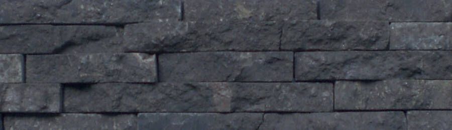 Stabigo Stone panels 03 Wandtegel | 10x50 cm | Natuursteenlook | Mat Grijs