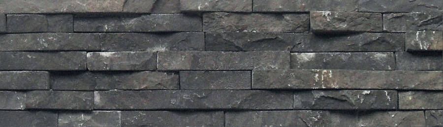 Stabigo Wall Cladding 05 Grey Brown steenstrips 10x50 cm grijs mat