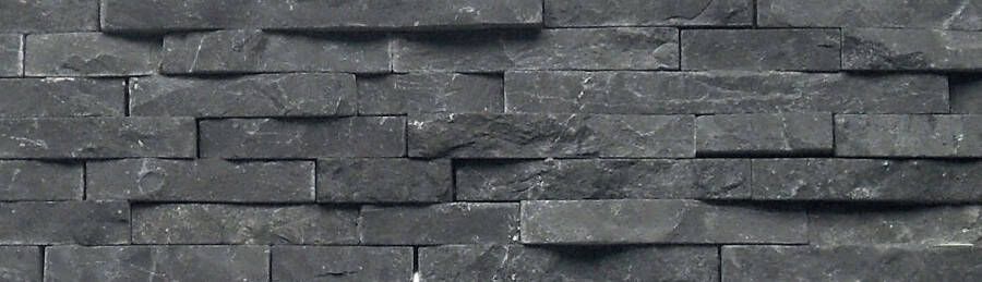 Stabigo Wall Cladding 05 Grey steenstrips 10x50 cm grijs mat