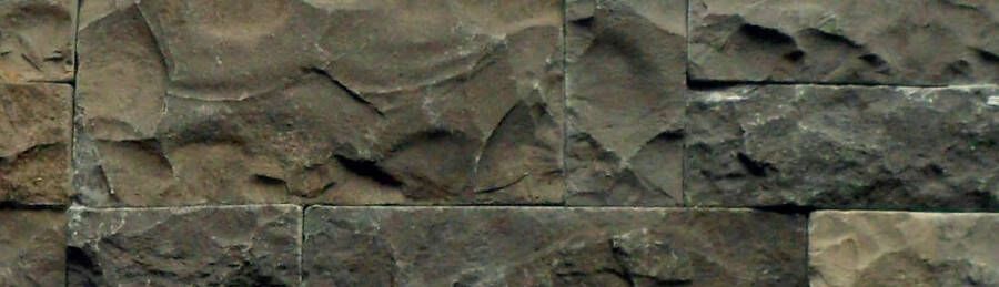 Stabigo Wall Cladding 10 Grey Brown steenstrips 25x50 cm grijs mat