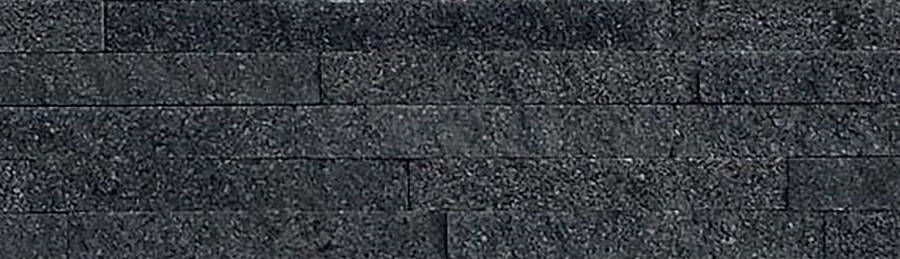 Stabigo Wall Cladding Horizontal 14 Lava steenstrips 14x40 cm zwart mat