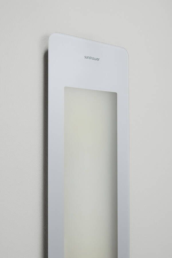 Sunshower Round One-L infrarood 33x185 cm white