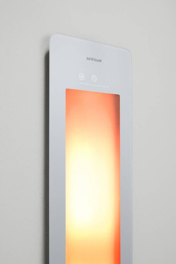 Sunshower Round Plus-L infrarood en UV-licht 33x185 cm white