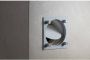 Sunshower Square serie Ventilatieroosterset | 13x13 cm | 2 stuks | Vierkant | Zwart - Thumbnail 4