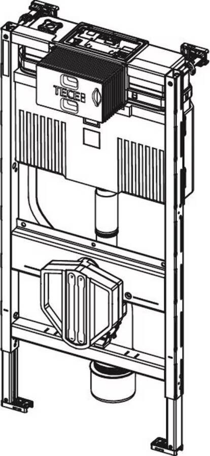 Tece Inbouwreservoir Profil | Met Uni-spoelkast | 98 cm | Front- of planchetbediening