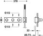 Tres Douchekraan B-System | Inbouw | Thermostaatkraan | Excl.Inbouwdeel | 4-weg | Rechthoek | Chroom - Thumbnail 2