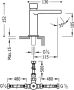 Tres Wastafelkraan Class | Opbouw | Mengkraan | Standaard model | 1-knop | Rond | Chroom - Thumbnail 2