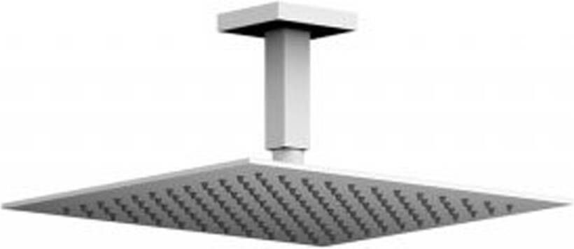 Tres Regendouche set Cuadro | Inbouw | Mengkraan | 2-weg | Vierkant | Wit mat