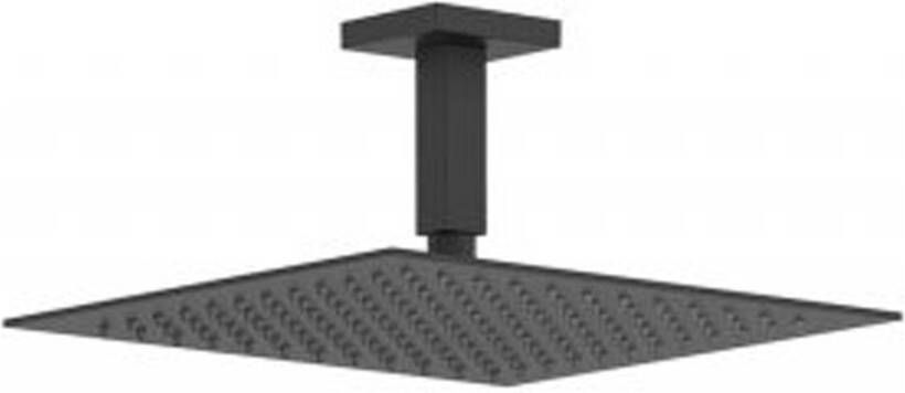 Tres Regendouche set Cuadro | Inbouw | Mengkraan | 2-weg | Vierkant | Zwart mat