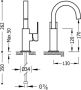 Tres Wastafelkraan Cuadro | Opbouw | Draaibare uitloop | Mengkraan | Standaard model | 1-hendel | Vierkant | Chroom - Thumbnail 2