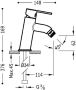 Tres Lex bidet opbouw met automatische afvoer chroom - Thumbnail 2
