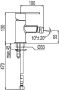 Tres Lex bidet opbouw met automatische afvoer chroom - Thumbnail 2