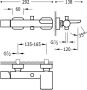 Tres Badkraan Loft | Opbouw | Mengkraan | Waterval uitloop | 2-weg | hoh 15 cm | 1-knop | Rond | 24k Goud mat - Thumbnail 2