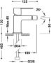 Tres Loft bidet opbouw met automatische afvoer chroom - Thumbnail 2