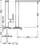 Tres Wastafelkraan Loft | Opbouw | Draaibare uitloop | Mengkraan | Hoog model | 1-hendel | Rond | Zwart chroom - Thumbnail 2
