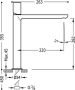 Tres Wastafelkraan Loft | Opbouw | Mengkraan | Hoog model | 1-knop | Rond | Chroom - Thumbnail 2