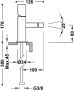 Tres Max bidet opbouw met automatische afvoer chroom - Thumbnail 2