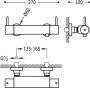 Tres NIET MEER LEVERBAAR Unix Douchethermostaat Geschikt voor lichamelijk gehandicapten Chroom 09026401 - Thumbnail 3