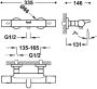 Tres Badkraan Overwall | Opbouw | Thermostaatkraan | 2-weg | 2-hendels | Rond | Chroom - Thumbnail 2